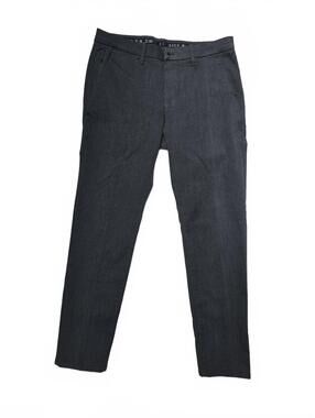 DUER Mens Smart Stretch Slim Pant Charcoal Grey 33 Waist Cool Weather Poly/Modal